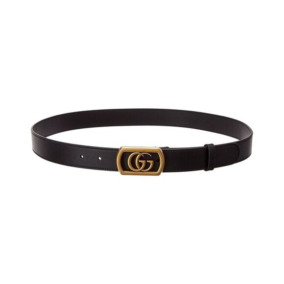 Gucci Other - Gucci Framed Double G Buckle Leather Belt